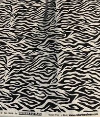 Zebra Print Black & White Fabric“ The Wild Side” Dan Morris & Robert Kaufman BTY
