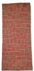 Upholstery Fabric Swatch Medium Red Brown 18.25″ X 4″ MPN #19 U Quilting Cutouts
