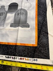 Spooky Nights Grace Popp FQB fabric 14 pc plus panel OOP HTF Halloween