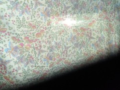 BUTTERFLY FLORAL CHIFFON FABRIC REMNANT, 120cm x 1.66m , SHEER FABRIC, AUSTRALIA