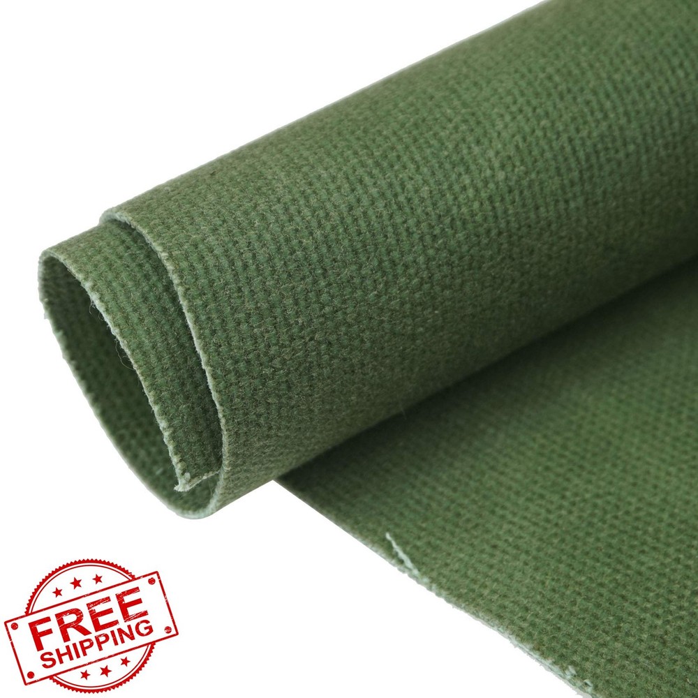 Tas Trost Waxed Canvas Fabric Green 36×58