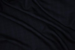 Eredi Pisano 3.4 m premium cold wool Suiting fabric dark blue windowpane check