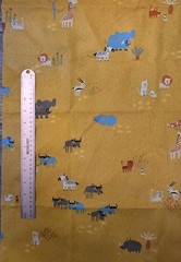 Serengeti Lions Zebras & More Cotton Fabric 56″x45″ Childrens Multicolor