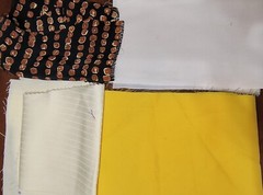 Lot of 110 Individual Mixed Fabric Pieces (Some are Duplicated) Approx 4lbs