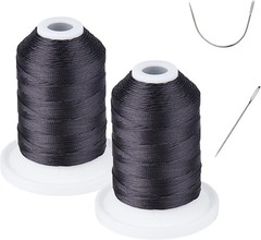 UV Resistant – Heavy Duty Outdoor Thread for 250 Yards, 2 × NP-BLACK