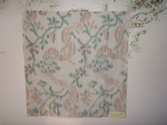 Ralph Lauren, Leandre Warp Print, Remnant, 26.50″ W X 27″ L, Color Antique Rose