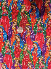 Robert Kaufmann Fabric “ENCHANTED DESERT”-Lady Guadalupe Panel plus 1 yd Tossed