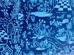 Wonderland – Rifle Paper Co – Magic Forest – Navy Canvas – Cotton+ Steel – AB802