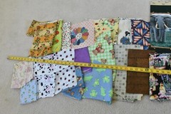 Lot, Novelty Prints Cotton Pieces & Scraps, 3 Pounds & 3 Oz, S136