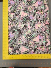 Fabric Heart Multicolor Abstract Print Cotton 2 1/3 yd 63 in Wide Sewing & Craft