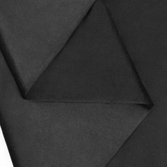 1 Yard Black Velvet Upholstery Fabric Soft Home Decor Sofa Chair Cushion