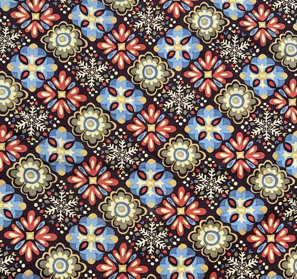 CONCORD American Folk Art Museum Fabric “George & Martha” 43”W x 2 Yds