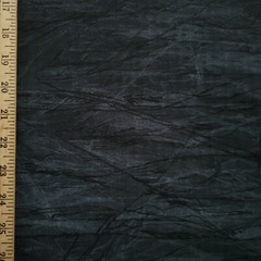 Black & Dark Gray ‘Fractured’-Look Cotton Shirting – Fantastic Ground Texture!
