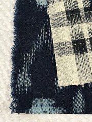 Japanese Boro Sashiko Kasuri Katazome Aizome Bundle. For Craft and Junk Journal