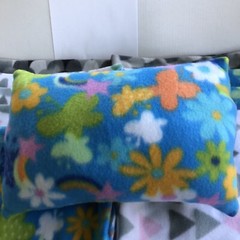 Unfinished Pillow Sewing Project 9 Pillows To Be Completed 15×11” Fleece Read