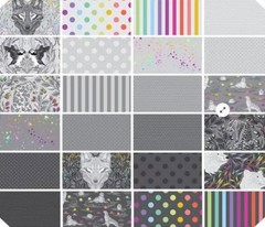 Tula Pink Graywork Charm Pack 42 5-Inch Squares