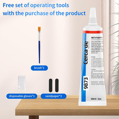 Fabric Glue Liquid Stitch Permanent Clear Waterproof for Clothes Upholstery