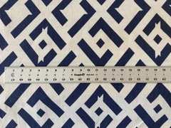 Designer Geometric Print, 100% linen, 7.5oz., 255gsm, BTY, Swatch Available