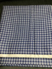 2 Pieces Of 90sCountry Classics Fabric :Red Plaid (37”x31”) & Blue Plaid(44”x 82