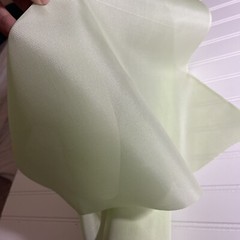 SILK light green, FABRIC 10 Yards x 22 Inches Wide or 360 Inches x 22 Wide