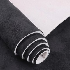 Headliner Fabric – 96″ L × 60″ W Auto Head Liners, Fabric 96″L×60″W Black Suede