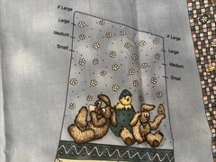 Fabric Panel – Cut & Sew – Adult S-Xl Made With ❤️ Easter Bears Bunny Hares WW