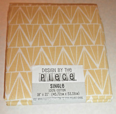 Design by the Piece Beige Triangles Fat Quarter 100% Cotton, FREE SHIPPING
