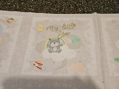 Star Bright Panel 23×42 P&B Textiles Animals Hot Air Balloon Blocks