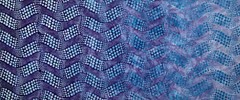 1 Yard Cut of Lunn Fabric Dotty Wave Ombre Batik 100% Cotton 3169 Grape Blue