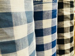 Gingham Linen Checked Cotton Fabric Plaid Material Buffalo Check 55” wide