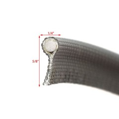 Boat Seat Cord Welting 191035 | Shark Gray 5/8 x 1/4 Inch (YD)