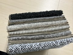 10 Pack Upholstery Samples Grays Ea ~17” X 19”
