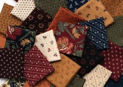 WHEATLAND 40 pc Sample Set Moda Kansas Troubles sew quilting Fabric