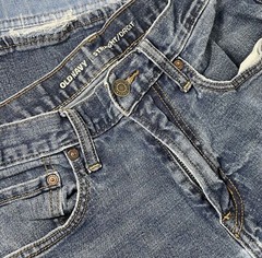 5 Pairs of Denim Blue Jeans Trashed Destroyed Scrap Crafts DIY Upcycle Job Lot