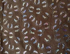 Metallic Brocade Fabric Brown Iridescent Lifted Cloque 3 1/3 Yards Feet Pattern