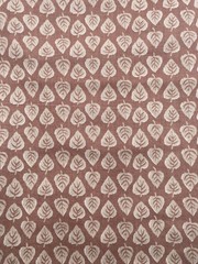 Vintage Cotton Fabric Bundle 5.5 Yards Leaf Floral Table Linen Sewing Lot