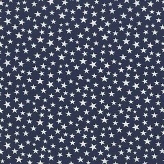 Patriotic Fabric – Small White Stars on Navy Blue – Santee YARD