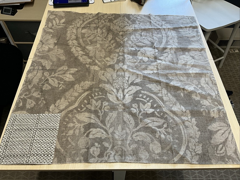 Ralph Lauren 26”x26” Discontinued Sample Alessandria Linen/Rayon 25” X 25”