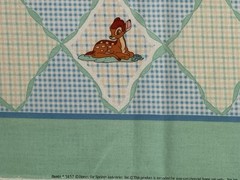 VINTAGE Bambi Border Fabric (Disney for Springs Creative) – BTY: 36” X 44”