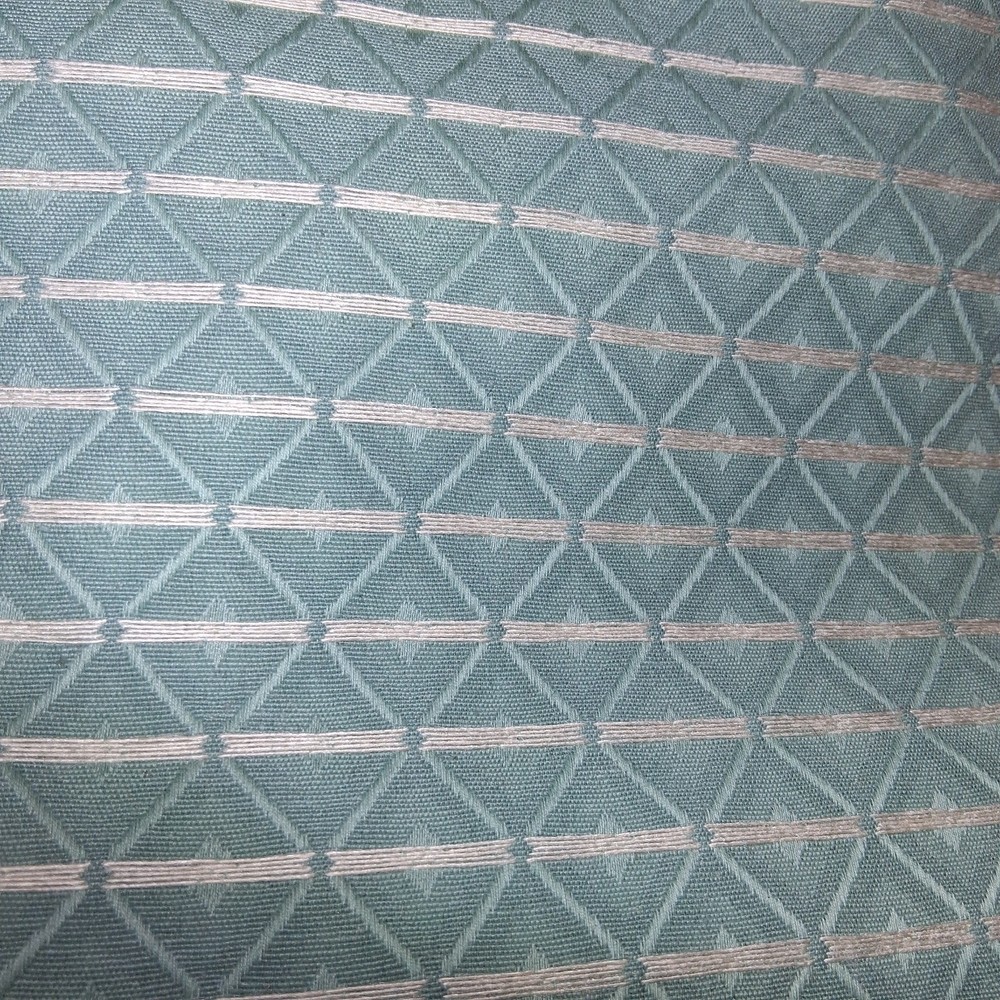 Scrap Fabric Cotton Blend Striped Vintage 27″ x 46 1/2″ Single Piece Only Quilt