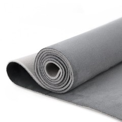 Gray Suede Headliner Fabric 96″ L x 60″ W Foam Backing for Auto, SUV, RV, Boat