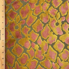 SWAGGER – LEOPARD PATTERN CUT VELVET UPHOLSTERY FABRIC BY THE YARD