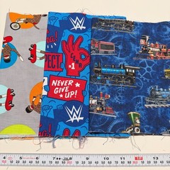 Cotton Fabric Bundle Boys I Spy Scraps 20 Pieces 1 lb 7oz