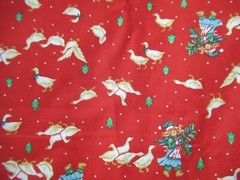 Wamsutta Christmas HALLMARK CARDS INC COTTON FABRIC RED VTG.RARE 1Y8″ X 44 NEW