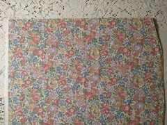 REMNANT Cotton Fabric Kessler Rose Pink Victorian 17″x22″