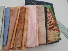 Batik Quilting Cotton Quilting Fabrics Fat Quarters To 2″ Squares 1 lb. Lot New