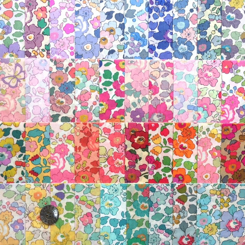 20 Liberty Tana Lawn™ pieces, each minimum 5″ x 5″ – *BETSY LOVE* #15