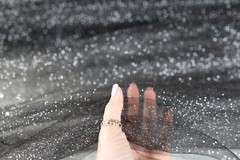 20 Colors Glitter Mesh Semi Soft Fabric By the Yard