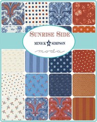 Sunrise Side Moda Charm Pack 42 100% Cotton 5″ Precut Fabric Quilt Squares