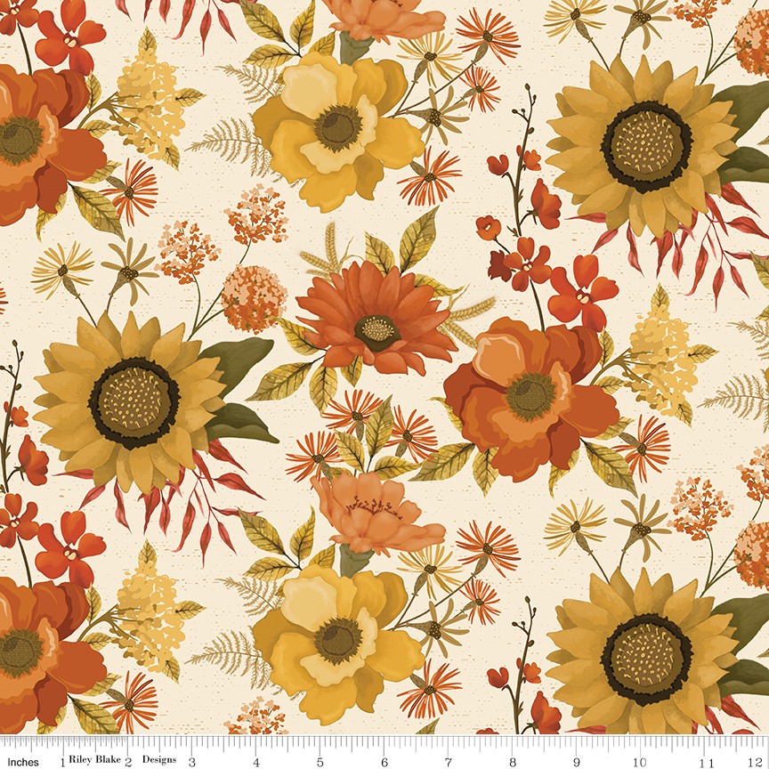 Main in Cream | Bountiful | Riley Blake